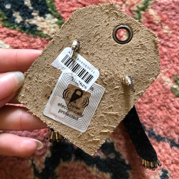 Anthropologie beaded hoop earrings - Picture 6 of 6